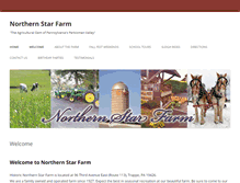 Tablet Screenshot of northernstarfarm.net